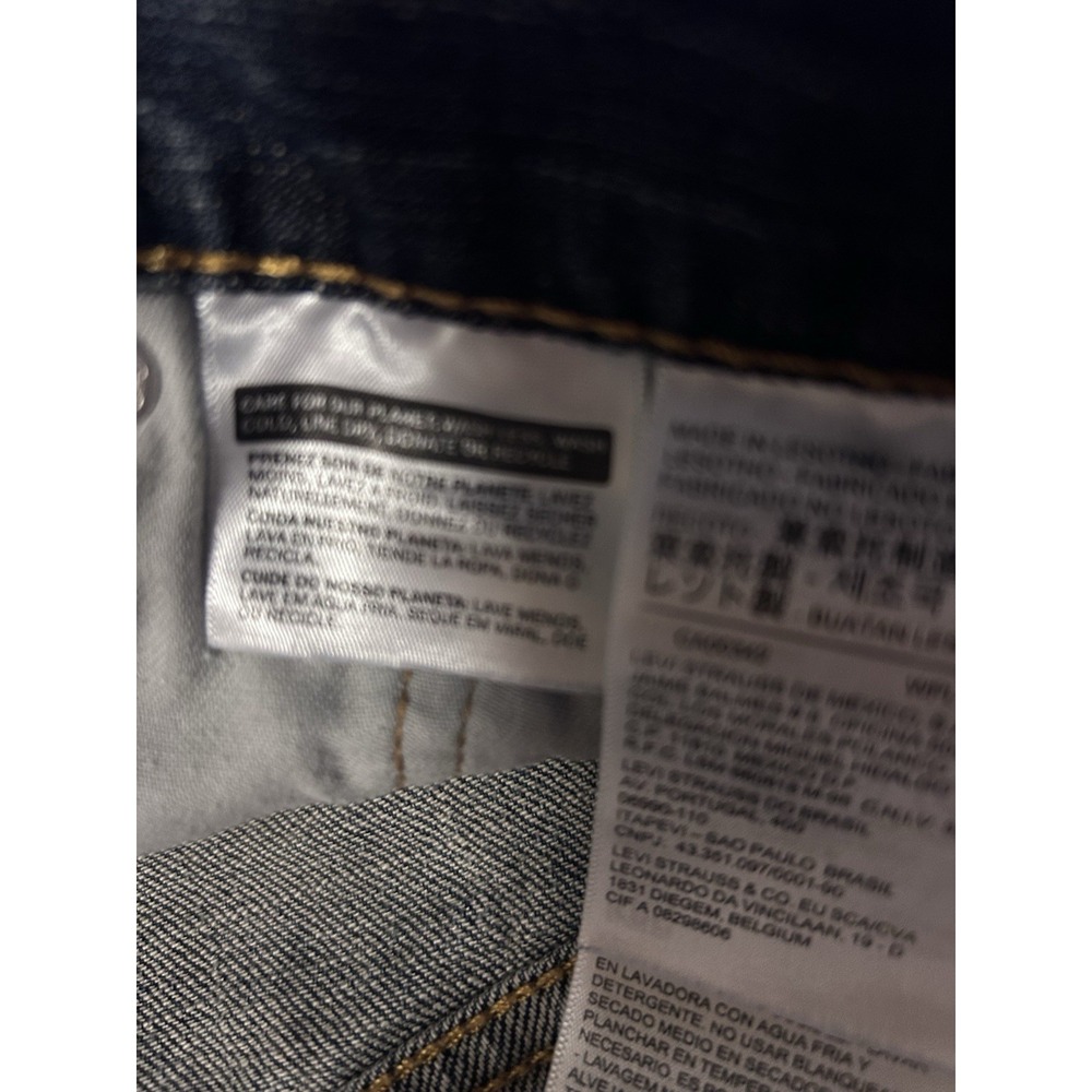 Levi's Mens 559 Relaxed Straight Leg Fit Jeans Lot  38"W X 30"L Blue Denim Light - Picture 9 of 10